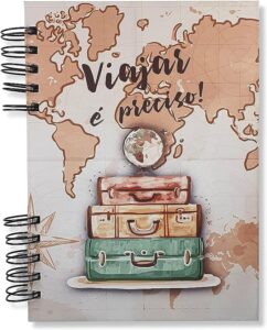 Presentes para quem ama viajar: diário de viagem
